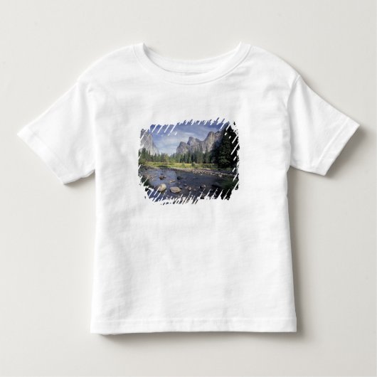 NA, VS, Californië, Yosemite NP, Valley uitzicht Kinder Shirts (Voorkant)