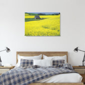 NA, VS, Idaho, nabij Potlatch, Houten schuur en Canvas Afdruk (Insitu (Slaapkamer))