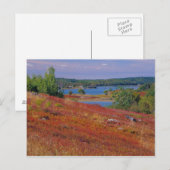 NA, VS, Maine. Blauwe bosbes heide. Briefkaart (Voorkant / Achterkant)