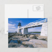 NA, VS, Maine, Port Clyde.  Marshallpunt Briefkaart (Voorkant / Achterkant)