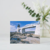 NA, VS, Maine, Port Clyde.  Marshallpunt Briefkaart (Staand voorkant)