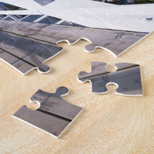 NA, VS, Maine, Port Clyde.  Marshpunt 2 Legpuzzel (Zijkant)