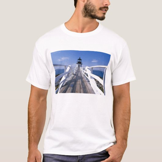 NA, VS, Maine, Port Clyde.  Marshpunt 2 T-shirt (Voorkant)