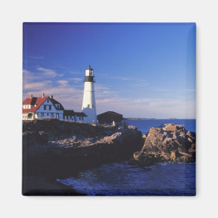 NA, VS, Maine. Portland Head vuurtoren. Magneet