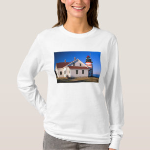 NA, VS, Maine.  West Quoddy vuurtoren nabij T-shirt