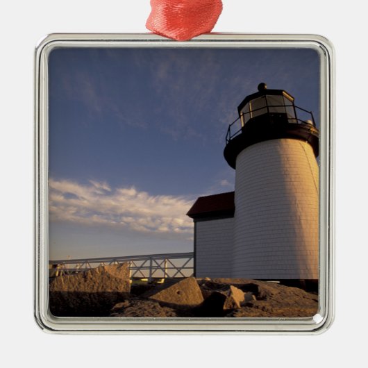 NA, VS, Massachusetts, Nantucket Island, 3 Metalen Ornament (Voorkant)