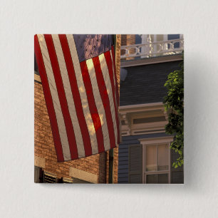 NA, VS, Massachusetts, Nantucket Island, Vierkante Button 5,1 Cm