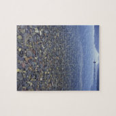 NA, VS, Montana, Glacier NP Rocks in Lake Legpuzzel (Horizontaal)