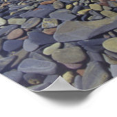 NA, VS, Montana, Glacier NP Rocks in Lake Poster (Hoek)