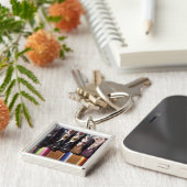 NA, VS, New Mexico, Santa Fe. Cowboylaarzen Sleutelhanger (Zijkant)