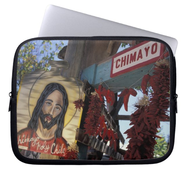NA, VS, New Mexico, Santa Fe. Laptop Sleeve (Voorkant)