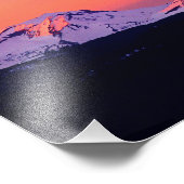 NA, VS, Oregon, de drie zusters bergen Foto Afdruk (Hoek)