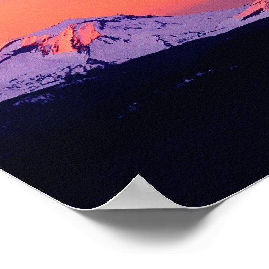 NA, VS, Oregon, de drie zusters bergen Poster (Hoek)