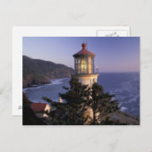 NA, VS, Oregon, Heceta Head Lighthouse, Briefkaart (Voorkant / Achterkant)