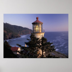 NA, VS, Oregon, Heceta Head Lighthouse, Poster