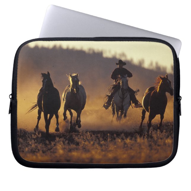 NA, VS, Oregon, Seneca, Ponderosa Ranch, Cowboy 2 Laptop Sleeve (Voorkant)