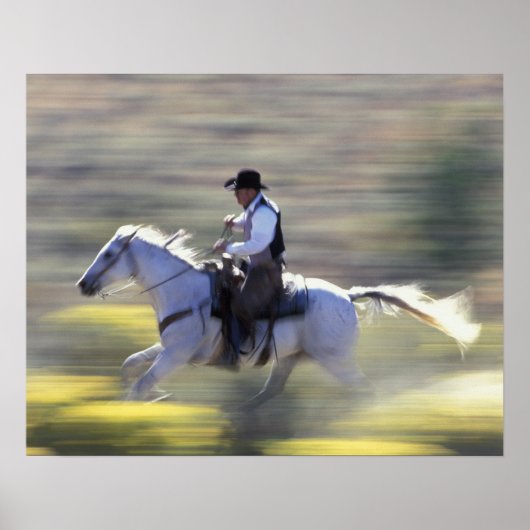 NA, VS, Oregon, Seneca, Ponderosa Ranch, Cowboy Poster (Voorkant)