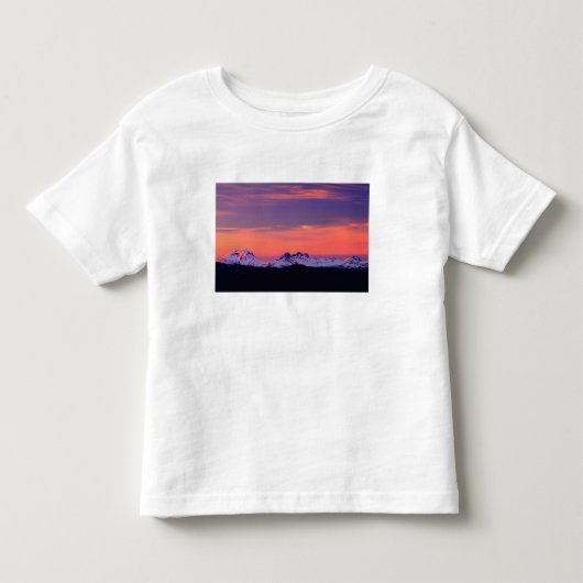 NA, VS, Oregon, The Three Sisters Mountains Kinder Shirts (Voorkant)