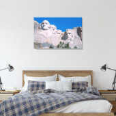 NA, VS, SD, Mount Rushmore. Canvas Afdruk (Insitu (Slaapkamer))
