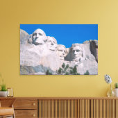NA, VS, SD, Mount Rushmore. Canvas Afdruk (Insitu (Woonkamer))