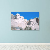 NA, VS, SD, Mount Rushmore. Canvas Afdruk (Insitu (Houten vloer))