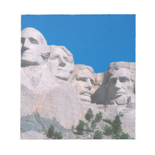 NA, VS, SD, Mount Rushmore. Notitieblok