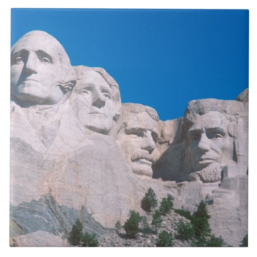 NA, VS, SD, Mount Rushmore. Tegeltje (Voorkant)