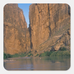NA, VS, Texas, Big Bend National Park. Rio Vierkante Sticker