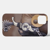 NA, VS, Texas, Lubbock Cowboy boot en spur Case-Mate iPhone Case (Achterkant (horizontaal))