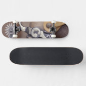 NA, VS, Texas, Lubbock Cowboy boot en spur Skateboard (Horizontaal)