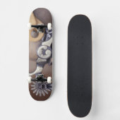 NA, VS, Texas, Lubbock Cowboy boot en spur Skateboard (Voorkant)