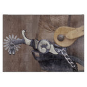 NA, VS, Texas, Lubbock Cowboy boot en spur Snijplank (Voorkant)