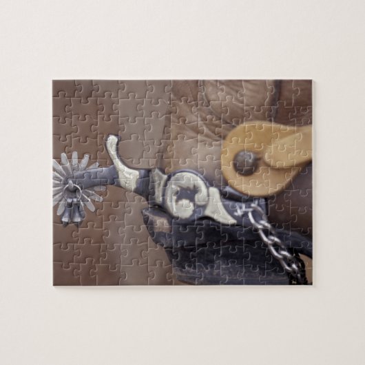 NA, VS, Texas, Lubbock Cowboy laars en spoor Legpuzzel (Horizontaal)