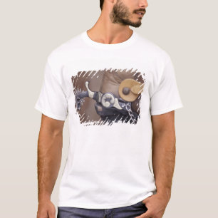 NA, VS, Texas, Lubbock Cowboylaars en spoor T-shirt