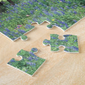 NA, VS, Texas, ten oosten van Devine, Oude wagen i Legpuzzel (Zijkant)