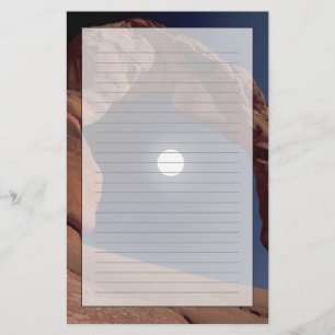 NA, VS, Utah, Arches National Park. Delicaat Briefpapier