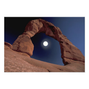 NA, VS, Utah, Arches National Park. Delicaat Foto Afdruk