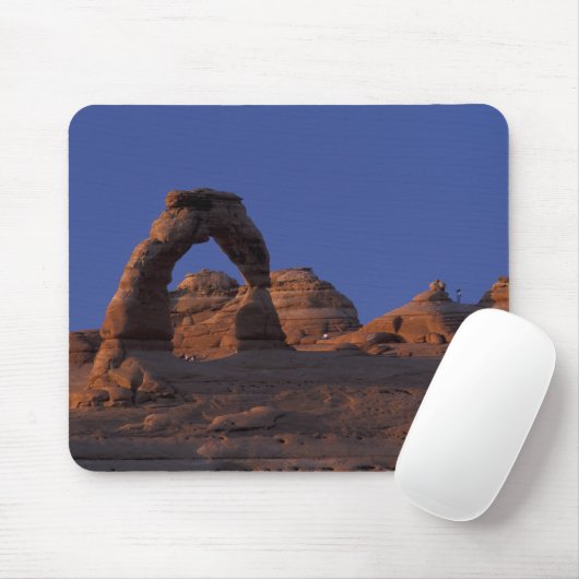 NA, VS, Utah, Arches National Park. Delicate Muismat (Met muis)
