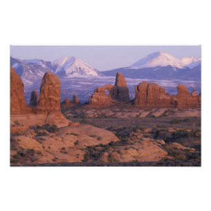 NA, VS, Utah, Arches National Park. Garden of Foto Afdruk