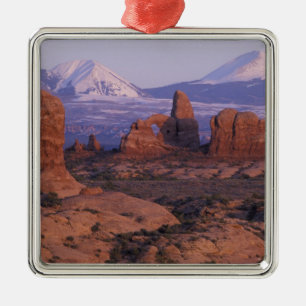 NA, VS, Utah, Arches National Park. Tuin van Metalen Ornament