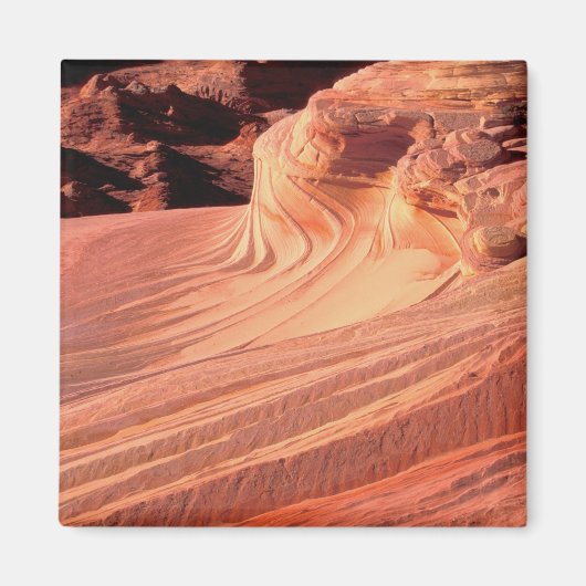 NA, VS, Utah, Vermiljoen Cliffs. Coyote Butte Magneet (Voorkant)