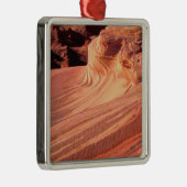 NA, VS, Utah, Vermiljoen Cliffs. Coyote Butte Metalen Ornament (Rechts)