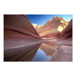 NA, VS, Utah, Vermillion Cliffs. Coyote Butte 2 Foto Afdruk