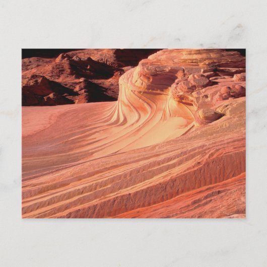 NA, VS, Utah, Vermillion Cliffs. Coyote Butte Briefkaart (Voorkant)
