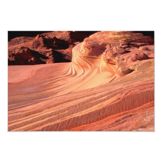 NA, VS, Utah, Vermillion Cliffs. Coyote Butte Foto Afdruk (Voorkant)