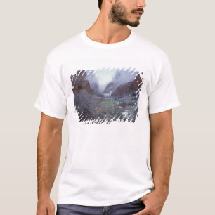 NA, VS, Utah, Zion NP, Lente sneeuwstorm, T-shirt