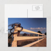 NA, VS, Washington, bij Walla Walla, hek, Briefkaart (Voorkant / Achterkant)