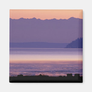 NA, VS, Washington, Conway. Olympic Mountains Magneet