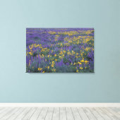 NA, VS, Washington Dalles, Lupine en Canvas Afdruk (Insitu (Houten vloer))