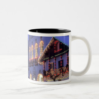 NA, VS, Washington, Leavenworth. Hoofdstraat Tweekleurige Koffiemok